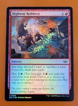 1x Highway Robbery | FOIL | Outlaws of Thunder Junction | MTG Magic Cards - Image 1