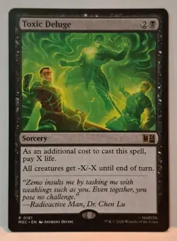 MTG Toxic Deluge x1 Commander Marvel Super Heroes Regular NM/PFresh! - Image 1