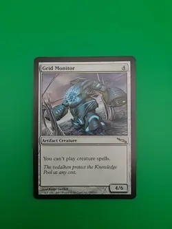 MTG Mirrodin Magic the Gathering Grid Monitor Regular Card - Image 1