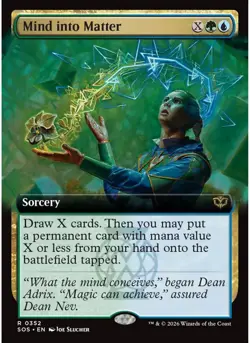 Mind into Matter (Extended Art) #352 Foil Secrets of Strixhaven NM - Image 1