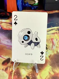 2003 Pokemon Sapphire Aron Playing Card Poker Card 2 Of Clubs Kyogre Deck - Image 1