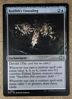 Kozilek's Unsealing - Modern Horizons 3 - NM MTG - Image 1