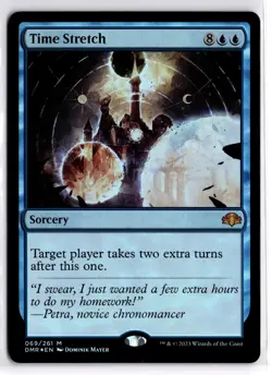 Time Stretch 69 Mythic Dominaria Remastered Magic: The Gathering Foil Near Mint - Image 1
