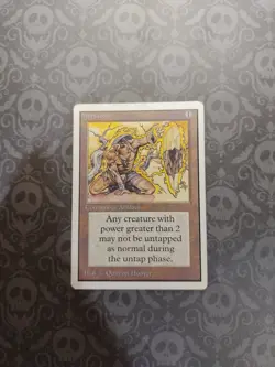 Vintage 1993 MTG Unlimited Edition Meekstone Card - Image 1
