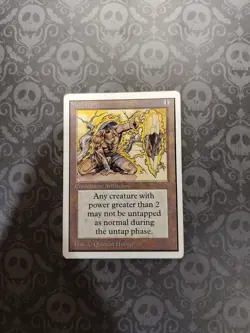Vintage 1993 MTG Unlimited Edition Meekstone Card - Image 2