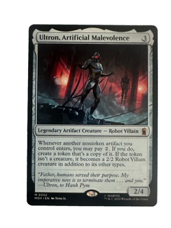 Ultron, Artificial Malevolence Marvel Super Heroes Regular Mythic #252 MTG NM - Image 1