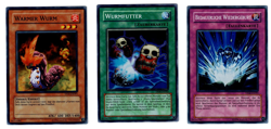 YuGiOh 5Ds Tag Force 4 Promo - TF04 001 002 003 Warmer Wurm - EX/NM - Image 1