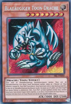 Blauaugiger Toon-Drache - SRL-DE000 - Secret Rare deutsch - 25th - YU-GI-OH NM - Image 1