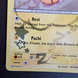 RC10/RC32 Dedenne NM Radiant Collection Generations Pokemon TCG Card 2016 - Image 5
