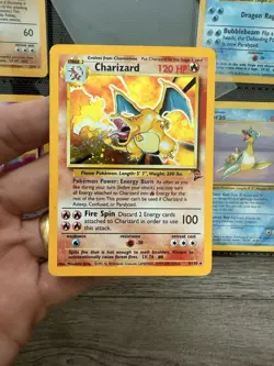 CHARIZARD Old Pokemon Cards VINTAGE Rare Collection binder Lot WOTC 1999 Era - Image 2