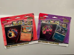 Pokemon TCG - Ascended Heroes Tech Sticker Collection x2 - Charmander & Gastly - Image 1