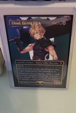 Cloud, Ex-SOLDIER (Borderless) Commander: Final Fantasy Foil - Image 1