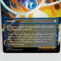 Magic The Gathering Spell Pierce Special Guests SOA 0023 Borderless Paul Adam - Image 2