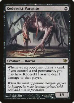 Magic The Gathering MTG KEDEREKT PARASITE Conflux NM Near Mint - Image 1