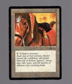 Magic the Gathering JANDOR'S SADDLEBAGS mtg Arabian Nights LP - Image 1