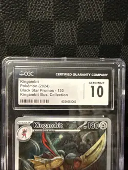 Kingambit #130 - Sv: Scarlet & Violet Promo Cards Holo - CGC 10 POKEMON CARD - Image 2