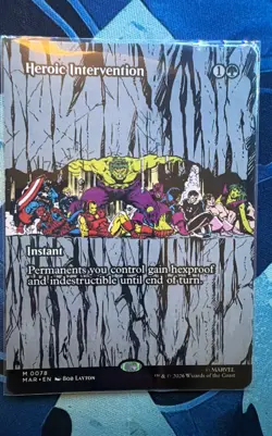 Heroic Intervention (0078) (Borderless) Marvel Universe Eternal-Legal Regular - Image 1
