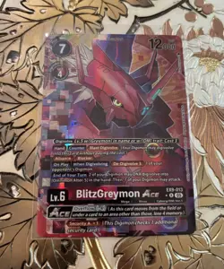Digimon Card Game BlitzGreymon ACE Alt Art Foil EX9-013 R Versus Monsters A1 - Image 1