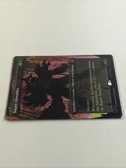 Super Shredder Non-Foil Borderless Mythical Teenage Mutant Ninja Turtles 217 NM - Image 4