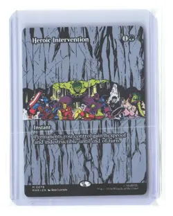 Marvel Universe Eternal-Legal #78 Heroic Intervention 0078 (Borderless) B1R2C256 - Image 1