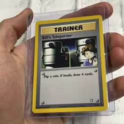BILL'S TELEPORTER - 91/111 - Neo Genesis - Pokemon Card - NM Nintendo Vintage - Image 2
