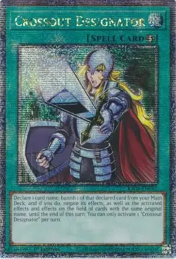 1x Crossout Designator | RA02-EN063 | QCR | 1st Ed | NM | YuGiOh - Image 1