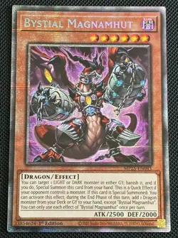 Yugioh! - Bystial Magnamhut MP25-EN043 Starlight Rare 2025 Mega Pack 1st Ed. NM - Image 1
