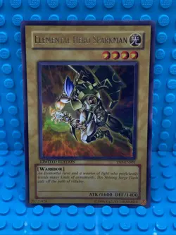 Yugioh! Elemental Hero Sparkman YSD-ENS01 Ultra Rare LP - Image 1