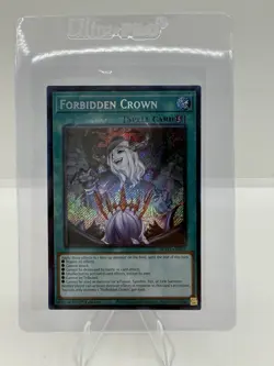 Yu-Gi-Oh Forbidden Crown Spell Card BPRO-EN067 1st Edition Secret Rare - Image 4