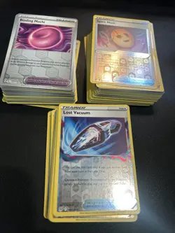 Pokemon Reverse Holo Trainer Lot 125x Cards - Image 1