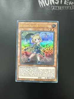 YUGIOH WITCHCRAFTER POTTERIE ULTRA RARE MP20-EN219 1ST EDITION - Image 1