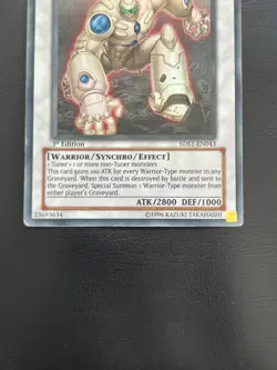 YUGIOH COLOSSAL FIGHTER SUPER RARE 5DS1-EN043 1ST EDITION - Image 4