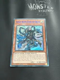 YUGIOH SAGE WITH EYES OF BLUE BLUE ULTRA RARE LDS2-EN011 1ST EDITION - Image 1