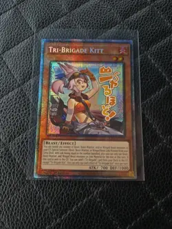 Yugioh Tri-Brigade Kitt Ra05-EN098 Starlight Rare 1st Edition - Image 1