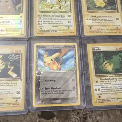 Pokemon TCG Raichu & Pikachu 9 Card LOT NM / MP - Image 3
