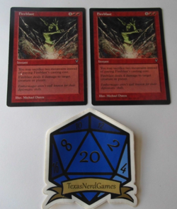 x2 Fireblast Visions MTG Magic The Gathering TexasNerdGames DSC - Image 1