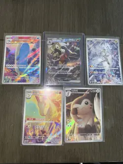 Cynthia’s Garchomp SAR! KOREAN POKEMON LOT 5 CARDS ALL NM CONDITION - Image 1