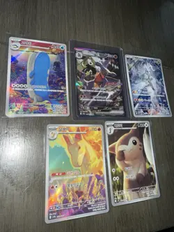 Cynthia’s Garchomp SAR! KOREAN POKEMON LOT 5 CARDS ALL NM CONDITION - Image 2