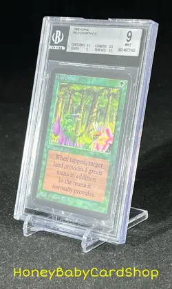 MTG Limited Edition Alpha 1993 Wild Growth BGS 9.0 MINT Old School 93/94 - Image 3