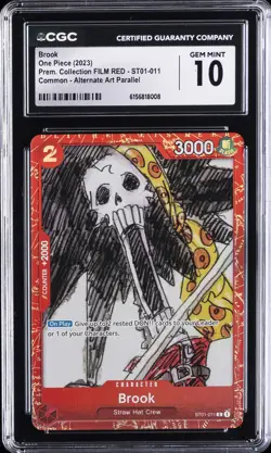 2023 ONE PIECE PREM.COLLECTION FILM RED #ST01-011 BROOK CGC 10 GEM MINT - Image 1