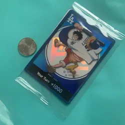 2026 ONE PIECE LOS ANGELES DODGERS MONKEY D LUFFY DON CARD PROMO 7/2/26 - Image 2