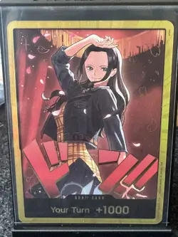 DON!! Card (Nico Robin) (Gold) EB-03 Foil DON!! NM Extra Booster: One Piece Hero - Image 1