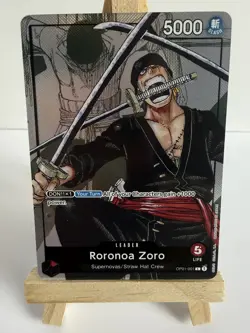 Roronoa Zoro OP01-001 Alternate Art (25th Anniversary) - Image 1
