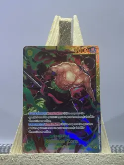 One Piece CCG Roronoa Zoro #OP06-118 Wings of the Captain Secret Rare Foil - Image 1