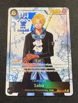 One Piece TCG Sabo OP13-120 Sec Alt Art Foil English - Image 1