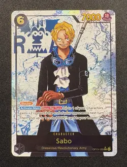 One Piece TCG Sabo OP13-120 Sec Alt Art Foil English - Image 2