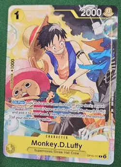 Monkey.D.Luffy (Welcome Pack 2026 Vol.1) OP10-111 One Piece Promo Card English - Image 1