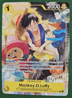 Monkey.D.Luffy (Welcome Pack 2026 Vol.1) OP10-111 One Piece Promo Card English - Image 2