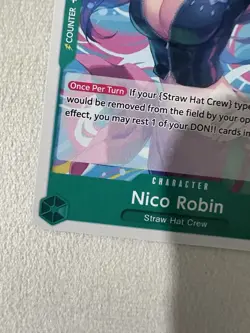 Bandai One Piece Card Game Nico Robin P-111 Promo Character English 4000 - Image 5