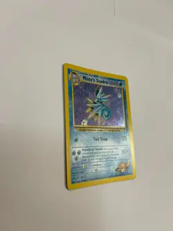 Holo Misty's Seadra 009/132 Gym Heroes Beautfiul Pokemon Card TCG WOTC - Image 3